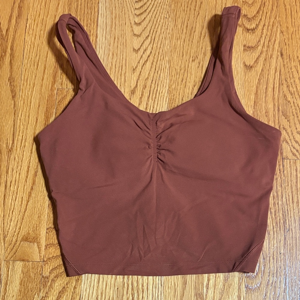 Lululemon Athletica Brown Cropped Tank